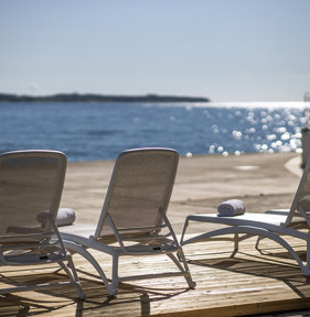 Pools und Strände